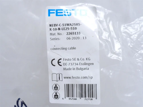 Festo NEBV-C-S1WA25HS- K-10-N-LE25-510; Connect Cable 2265133
