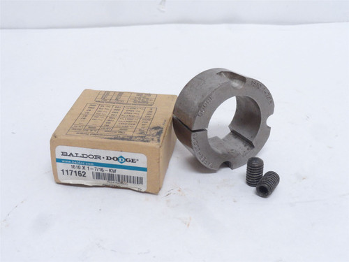 Dodge 1610 x 1-7/16-KW; Taper-Lock Bushing 117162; 1-7/16"ID