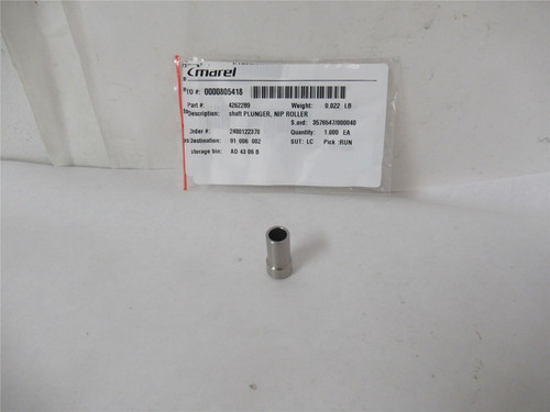 Marel 4262289; Shaft Plunger NIP Roller