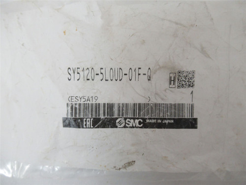 SMC SY5120-5L0UD-01F-Q; Solenoid Valve 4/5 Port 24 VDC