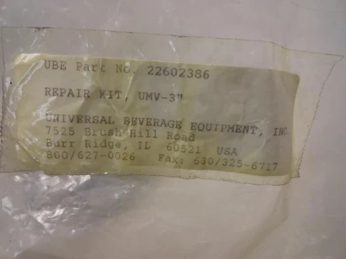 UBE 22602386; Repair Kit UMV-3"