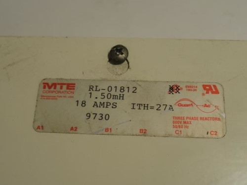 MTE RL-01812; Line Reactor 1.50mH