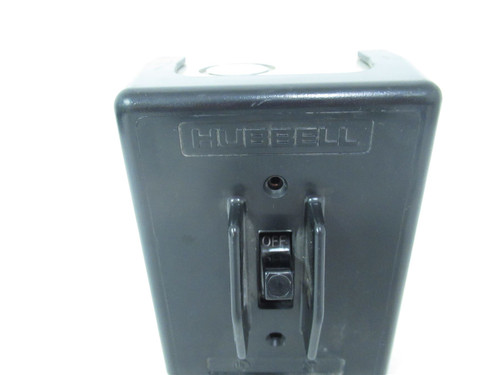 Hubbell 1389; Motor Disconnect Switch 30A 600V 3 Pole NEMA1
