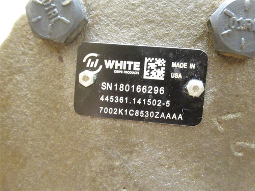 White 7002K1C8530ZAAAA; Hydraulic Motor; 1500PSI; 15GPM