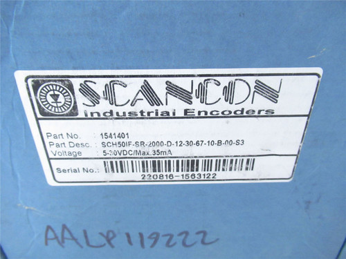 Scancon Indus 1541401; Encoder Hollow Shaft 5-30VDC 35mA