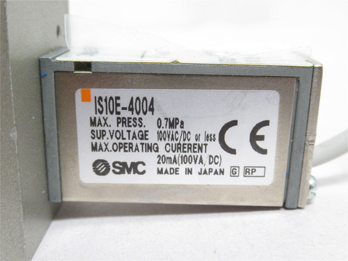 SMC IS10E-4004; Pressure Switch 0.7MPa; 100VAC/DC; 1/2NPT