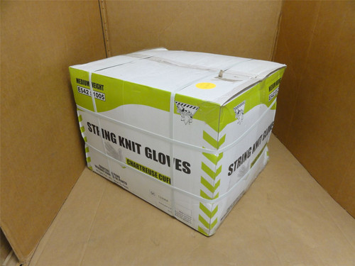 Workhorse E54251005; Box-480; Chartreuse String Knit Gloves