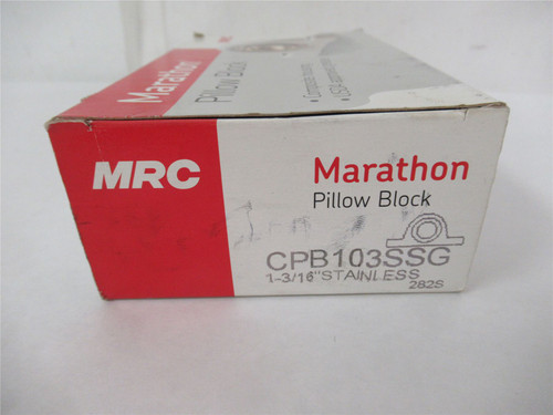 MRC CPB103SSG; Pillow Block Bearing 1 3/16" Bore 2-Bolt