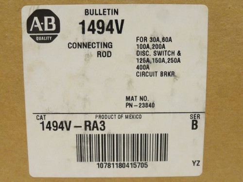 Allen-Bradley 1494V-RA3; Disconnect Switch Connecting Rod