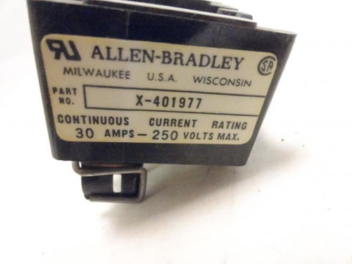 Allen-Bradley X-401977; Fuse Block Assembly 30 Amps; 250V