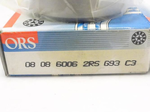 ORS 6006 2RS G93 C3; Bearing; 30mm ID; 55mm OD; 13mm W