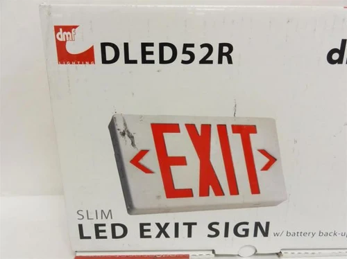 dmf LIGHTING DLED52R; LED Exit Sign 120/277VAC