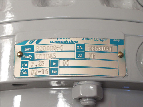 Bevini B2000090; Industrial Planetary Gearbox; EM1045 Series