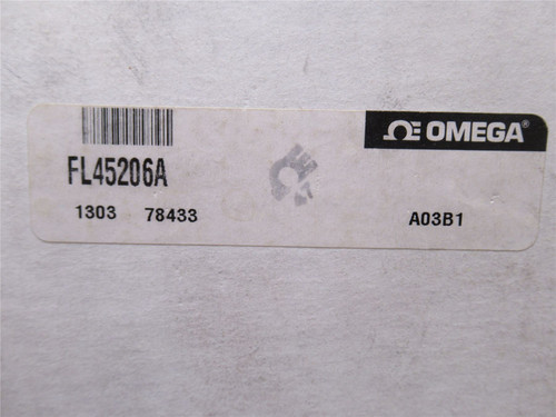 Omega FL45206A; InLine Variable Area Flow Meter; High Cap