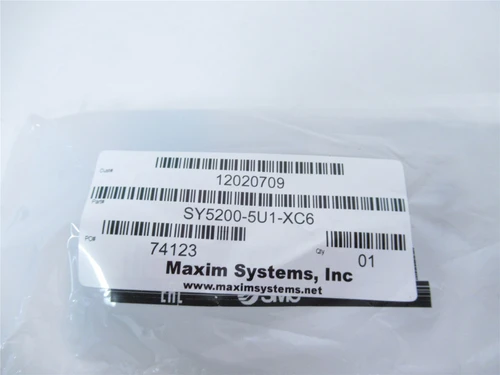 SMC 5Y5200-5U1-NA; Solenoid Valve 2 Position 2 Coil 24 VDC