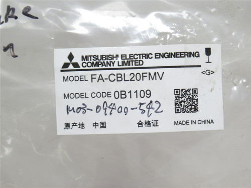 Mitsubishi FA-CBI 20FMV; Interface Cable; I/O To Block; 5m L