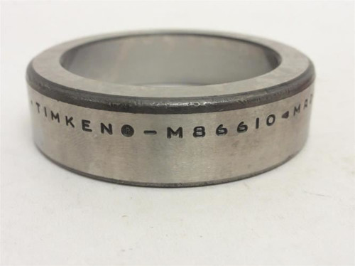Timken M-86610; Bearing Cup; 2-17/32" OD; Cup Width: 0.6563"
