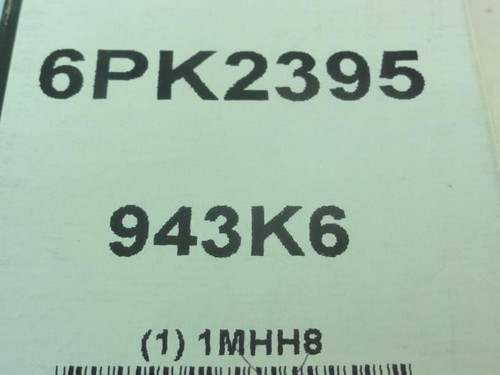 Bando 943K6; Serpentine Belt; 6-Rib; 94.3" OL; 0.842" Width