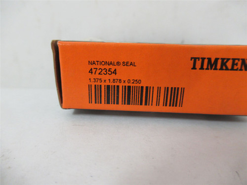 Timken 472354; Oil Seal 1.375"ID x 1.875"OD x .25"W