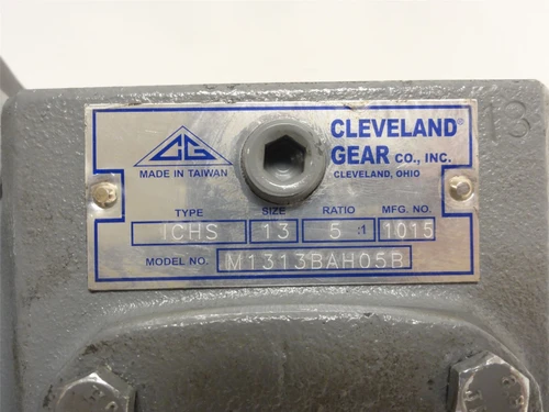 Cleveland Gear M1313BAH05B; Gear Speed Reducer; 5:1 Ratio