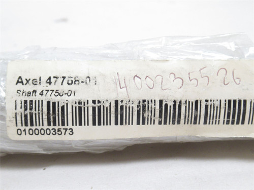 Axel 47758-01; Shaft 0100003573; SS; 28-3/4" Long x 30mmOD
