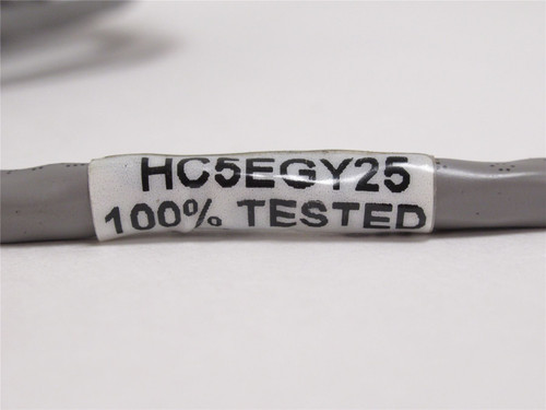 Hubbell HC5EGY25; High Density Switch Port Patch Cord; 25' L