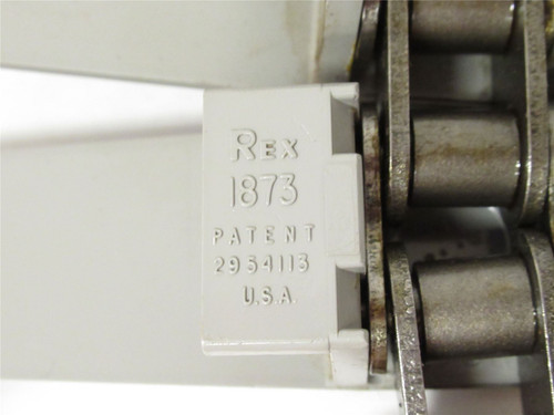 Rex D1873K7-1/2; Table Top Conveyor Chain; 7-1/2"W; 9'Ft