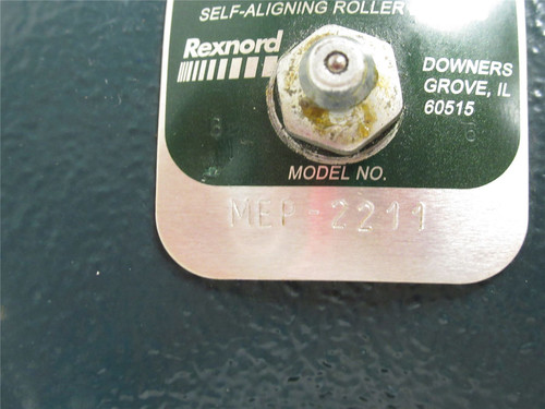 Rexnord MEP2211; Pillow Block Roller Bearing; 2-11/16"ID