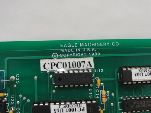 Eagle Machinery CPC01007; CPU Board