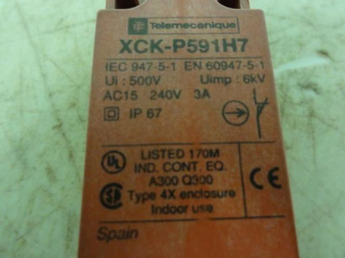 Telemecanique XCKP591H7; Safety Interlock Switch 3A 240V
