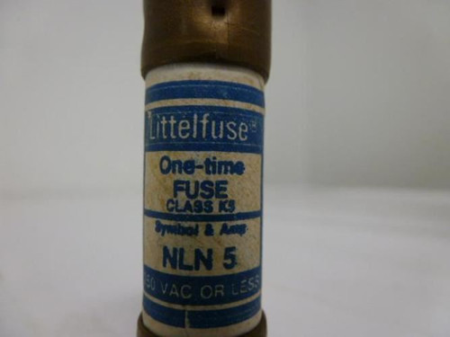 Littelfuse NLN5; Fuse 5 Amp; 250VAC; 250VDC