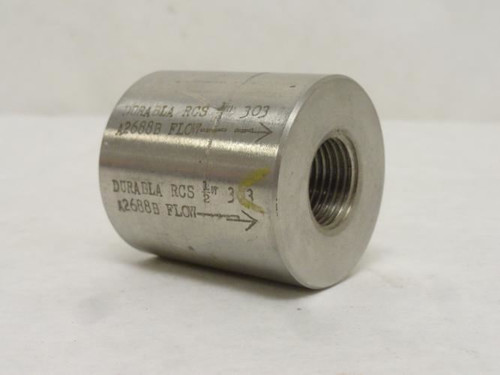 Durabla A2688B; Reducing Adapter; SS-303; 1 x 1/2 FNPT