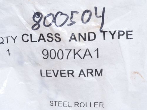 Square D 9007KA1; Limit Switch Lever Arm; Steel Roller