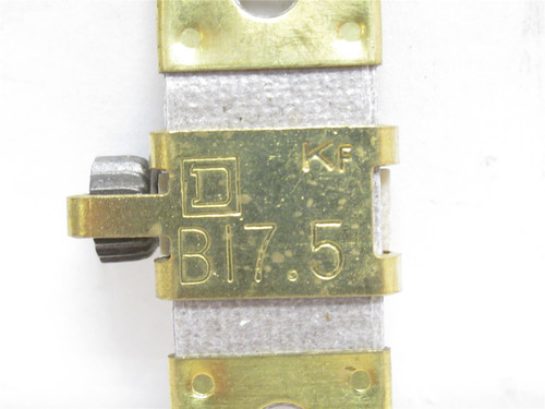 Square D B17.5; Thermal Overload Relay Unit; Ser: B