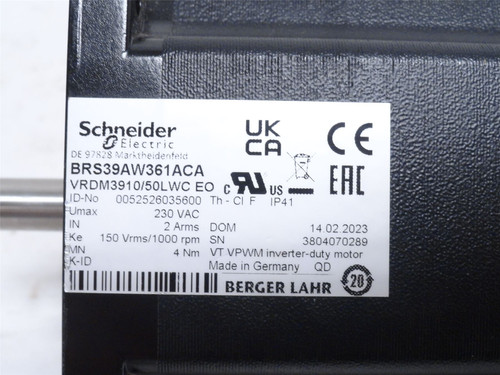Schneider BRS39AW361ACA; Stepper Motor; 3PH; 230VAC; 325VDC