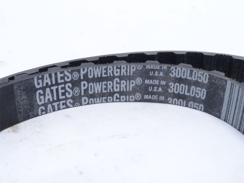 Gates 300L050; Timing Belt 30" Long x 1/2" Width