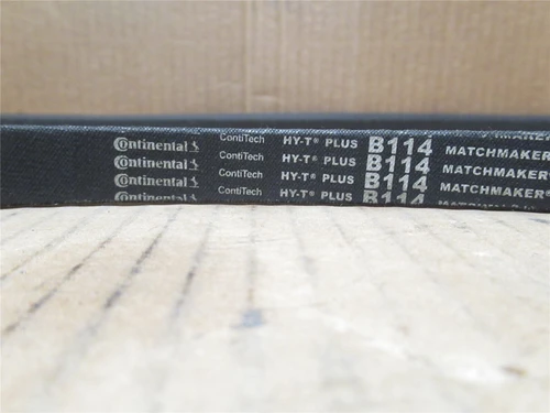 Continental B114; V-Belt; 117" Long x 21/32" Top Width
