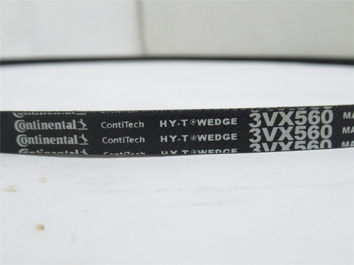 Continental 3VX560; V-Belt; 56" Long; 3/8" Width; 5/16" Thick