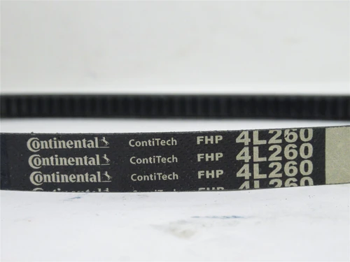 Continental 4L260; Cogged V-Belt; 26" Outside L; 1/2" Top W