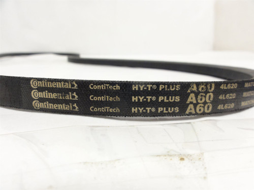 Continental A60; V-Belt; 62" Long x 1/2" Width x 5/16" Thick