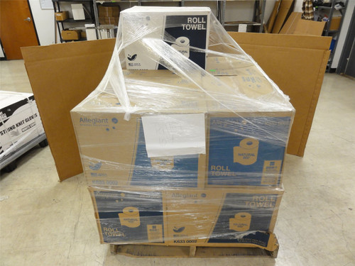 Allegiant K633-0002; Pallet Hardwound Paper Towel Roll; 1-Ply