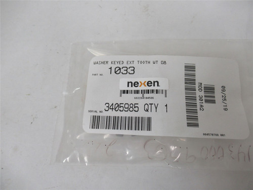 Nexen 1033; Washer Keyed Ext Tooth WT-08