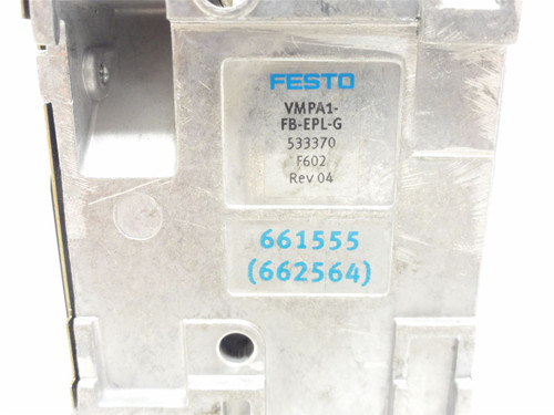 Festo VMPA1-FB-EPL-G; Solenoid Valve End Plate 533370