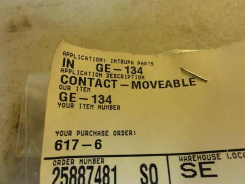 MFG- GE-134; Moveable Contact
