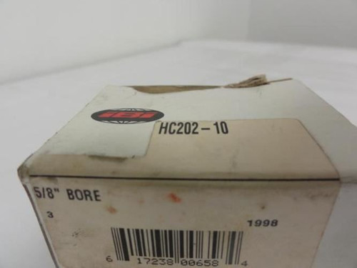 International HC202-10; Insert Bearing 5/8'' Bore
