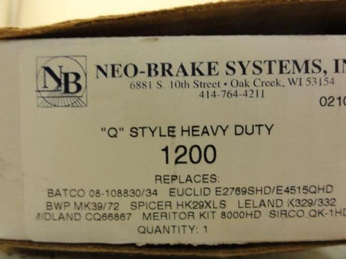 Neo-Brake Systams 1200; Brake Kit