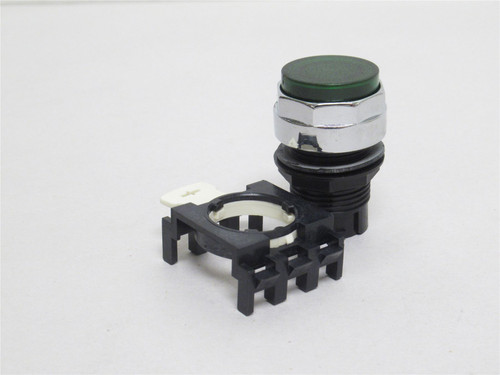 Eaton E22NP3; Illuminated Push-Button Actuator; Green; 25mm