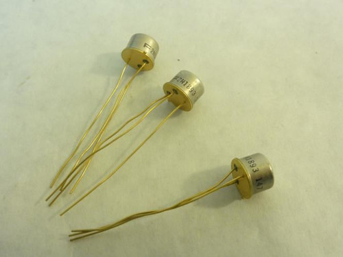 Central Semiconductor 2N1893; Lot-3 Transistors