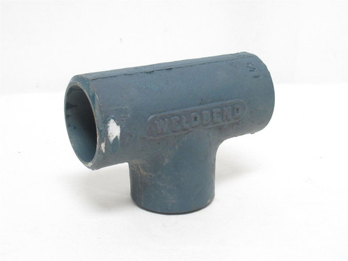 Weldbend 050-012-000; Pipe Tee 1-1/2" BUTT Weld; Carbon Steel