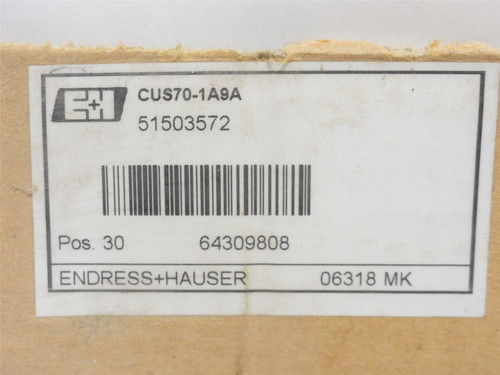 Endress+Hauser CUS70-1A9A; Sludge Level Sensor CUS70